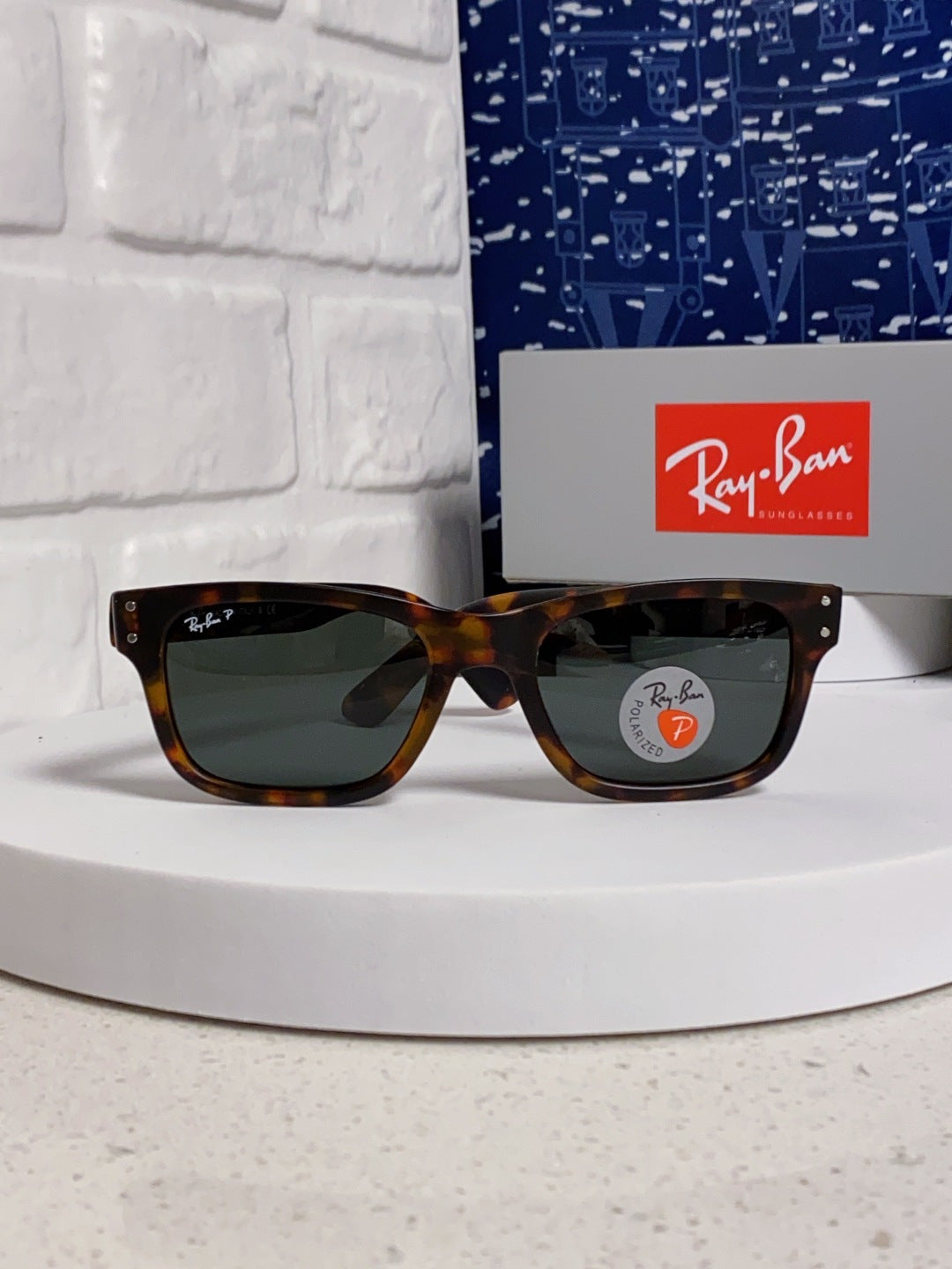 Ray-Ban RB2283 Polarized Square Silver Lens Sunglasses for Men & Wome - 488230 - detail image 2