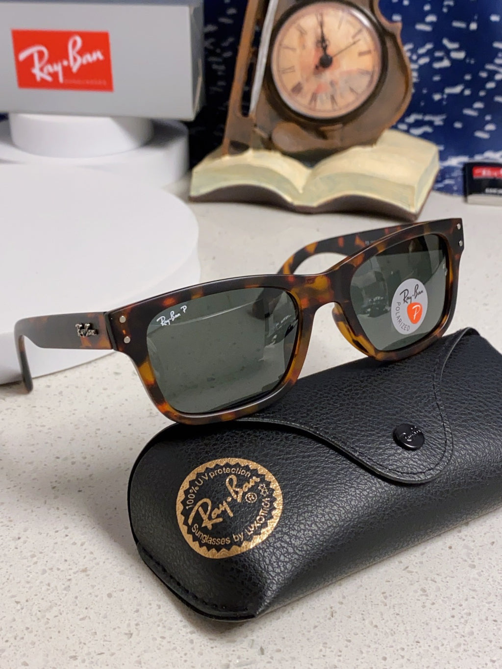 Ray-Ban RB2283 Polarized Square Silver Lens Sunglasses for Men & Wome - 488230 - detail image 10