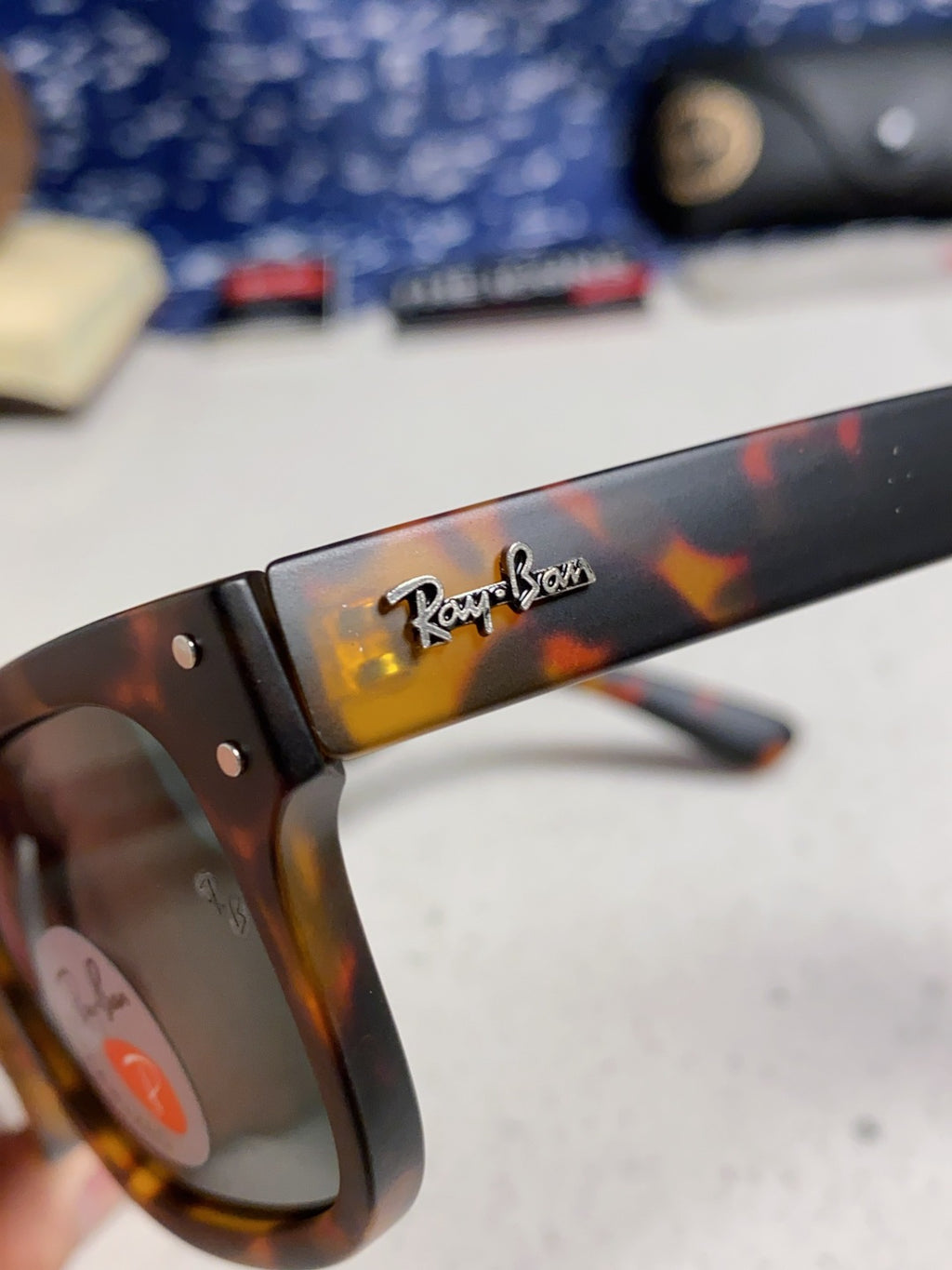 Ray-Ban RB2283 Polarized Square Silver Lens Sunglasses for Men & Wome - 488230 - detail image 7