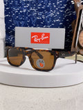 Ray-Ban RB2283 Polarized Square Brown Lens Sunglasses for Men & Women