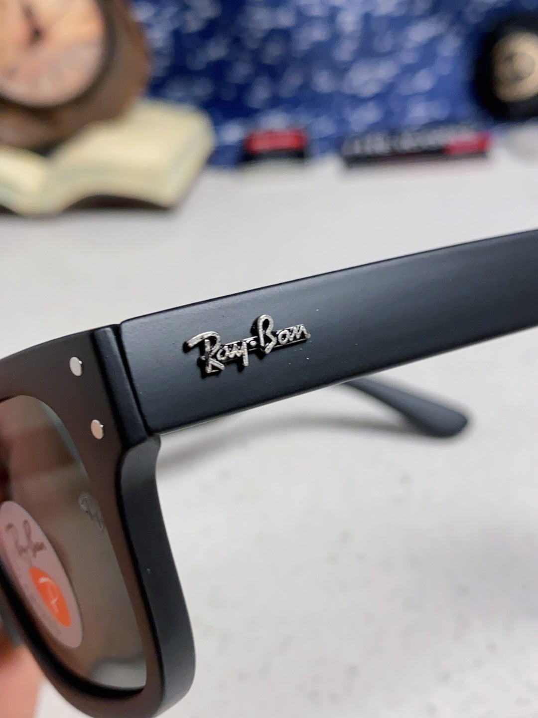 Ray-Ban RB2283 Polarized Square Black Lens Sunglasses for Men & Women - 488232 - detail image 7