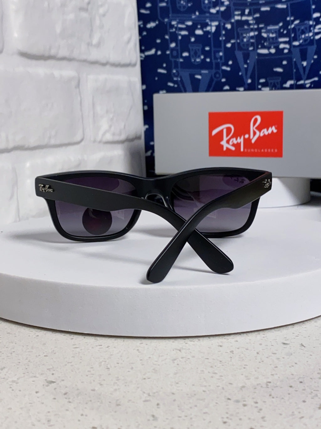 Ray-Ban RB2283 Polarized Square Silver Lens Sunglasses for Men & Women - detail image 3