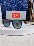 Ray-Ban RB2148 Metal Square Blue Lens Sunglasses for Men & Women