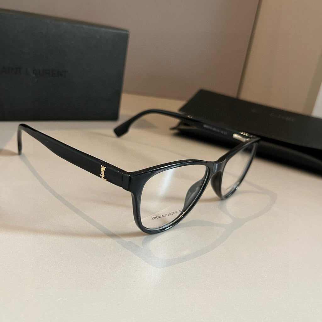 Saint Laurent Oversized Silver Lens Sunglasses for Men & Women