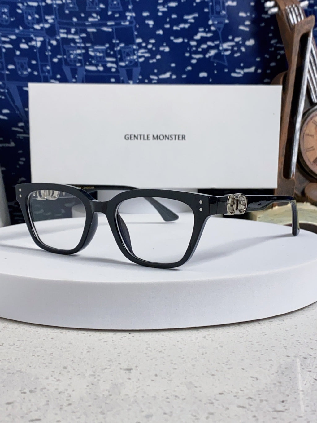 Gentle Monster XOXO Square Silver Lens Sunglasses for Men & Women - 867254