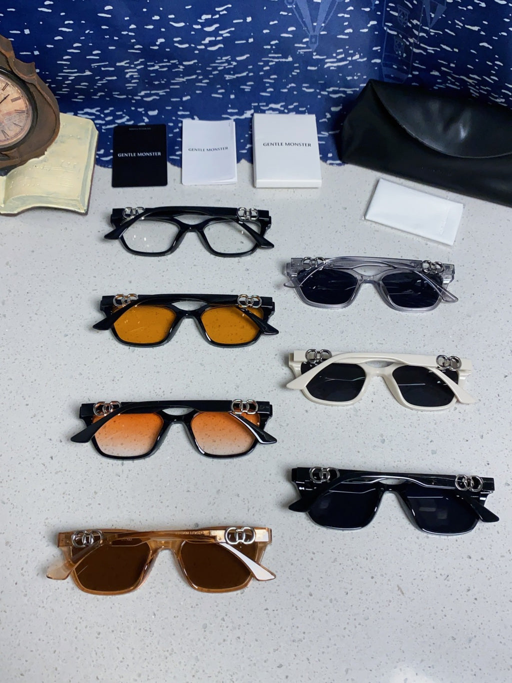 Gentle Monster XOXO Square Silver Lens Sunglasses for Men & Women - detail image 10