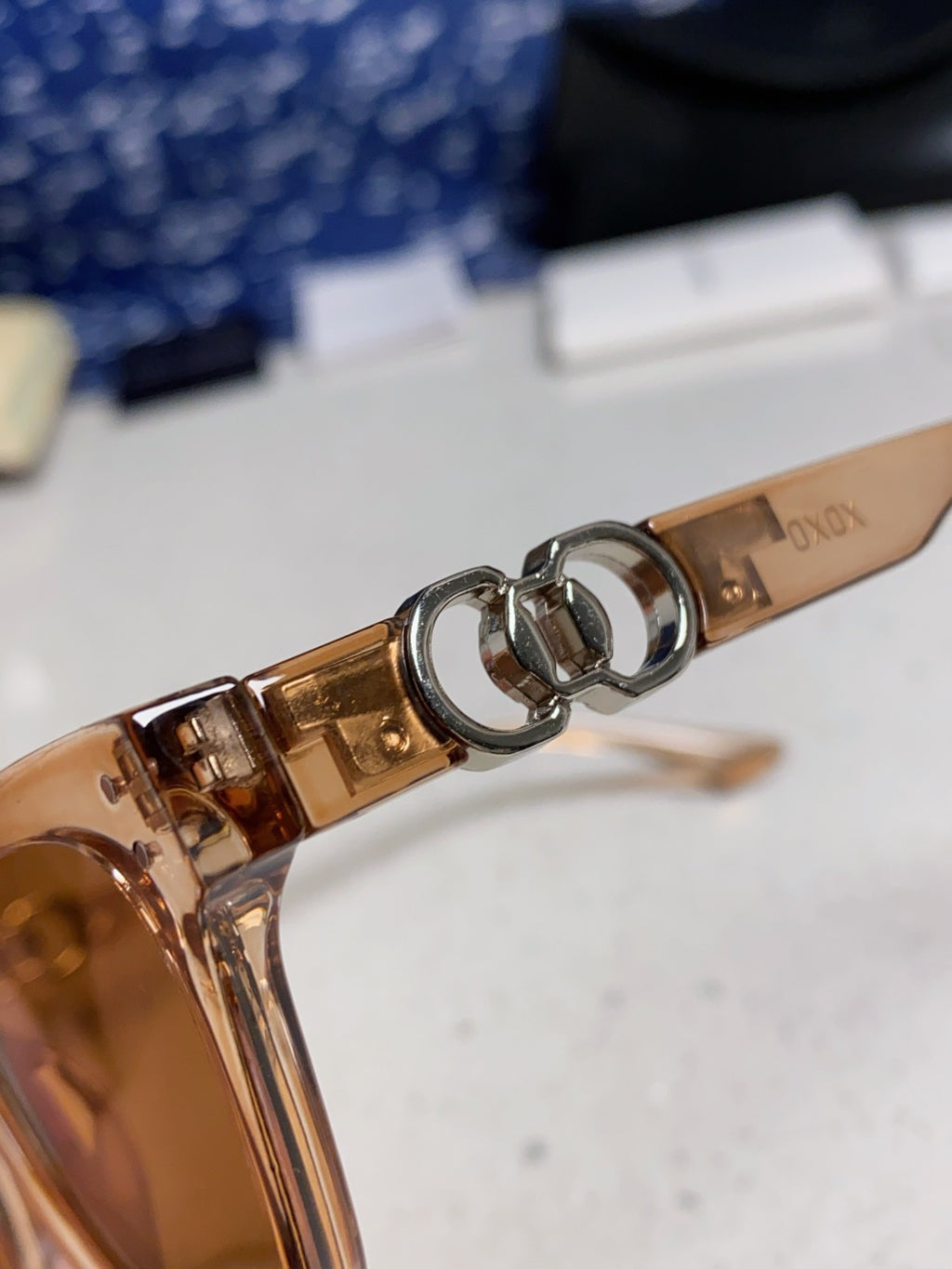 Gentle Monster XOXO Square Brown Lens Sunglasses for Men & Women - detail image 7