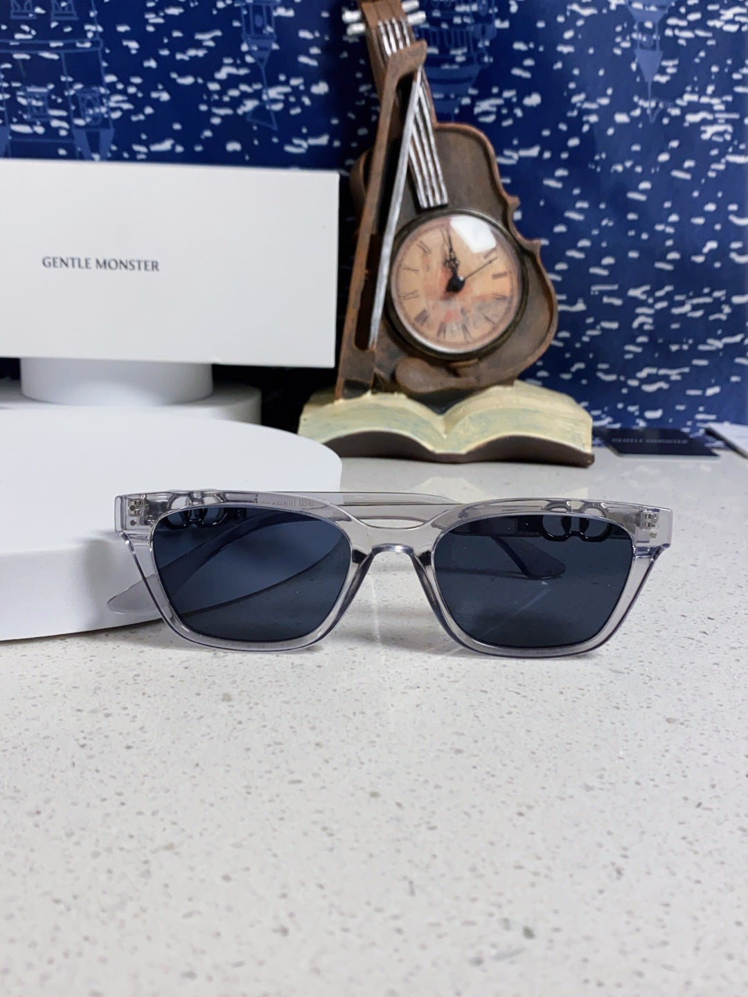 Gentle Monster XOXO Square Blue Lens Sunglasses for Men & Women - 158677 - detail image 9