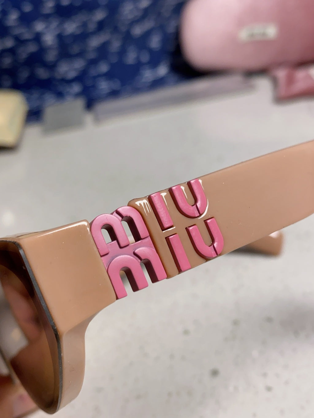 Miu Miu Cat-Eye Brown Lens Sunglasses for Women - 158607 - detail image 7