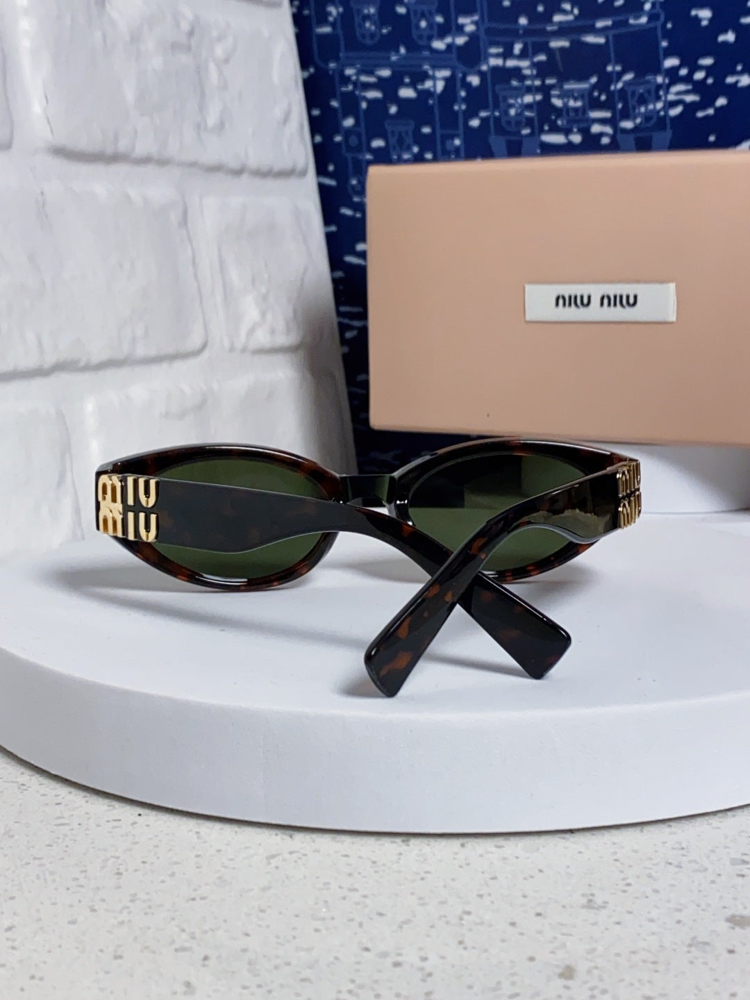 Miu Miu Cat-Eye Black Lens Sunglasses for Women - 158608 - detail image 3