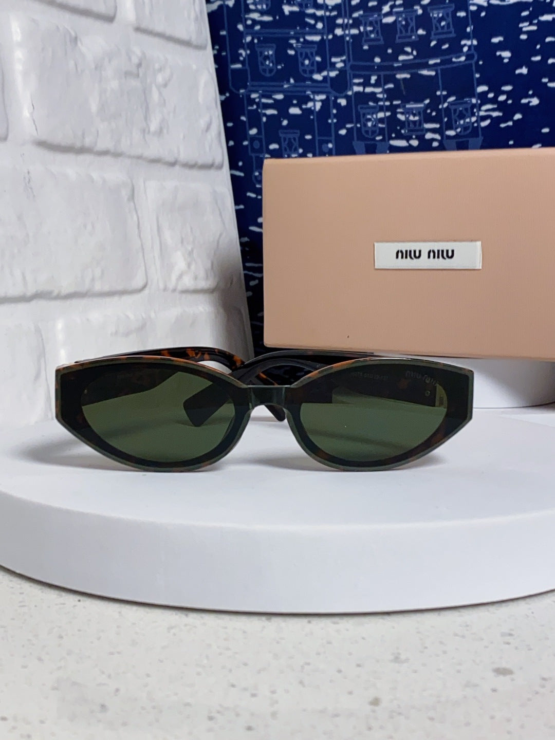 Miu Miu Cat-Eye Black Lens Sunglasses for Women - 416156 - detail image 2