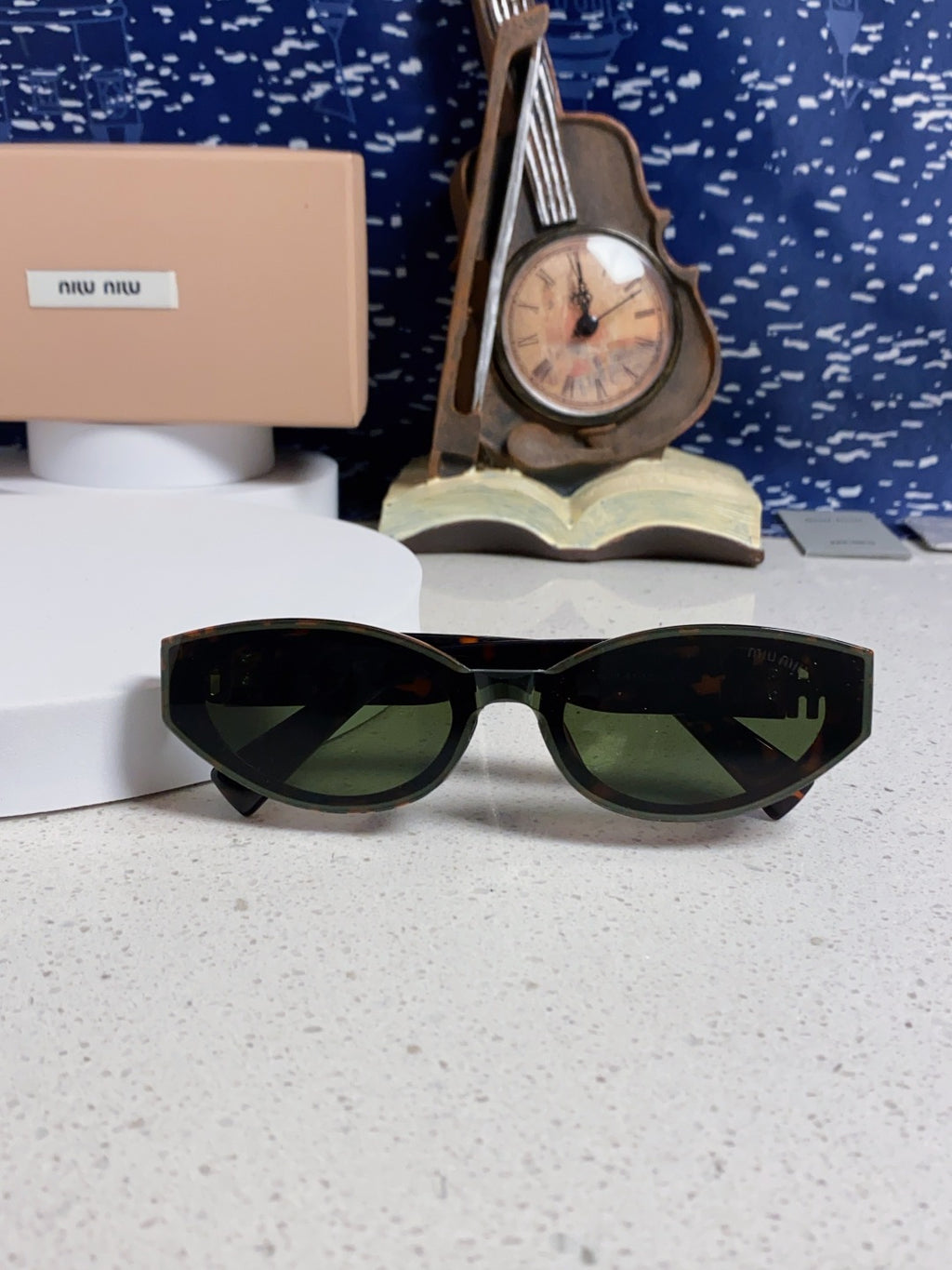 Miu Miu Cat-Eye Black Lens Sunglasses for Women - 158608 - detail image 9