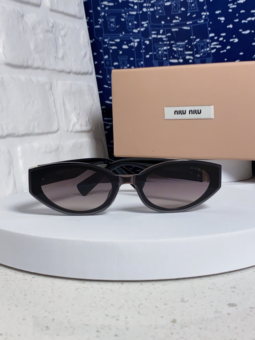 Miu Miu Cat-Eye Silver Lens Sunglasses for Women - 158610 - detail image 2