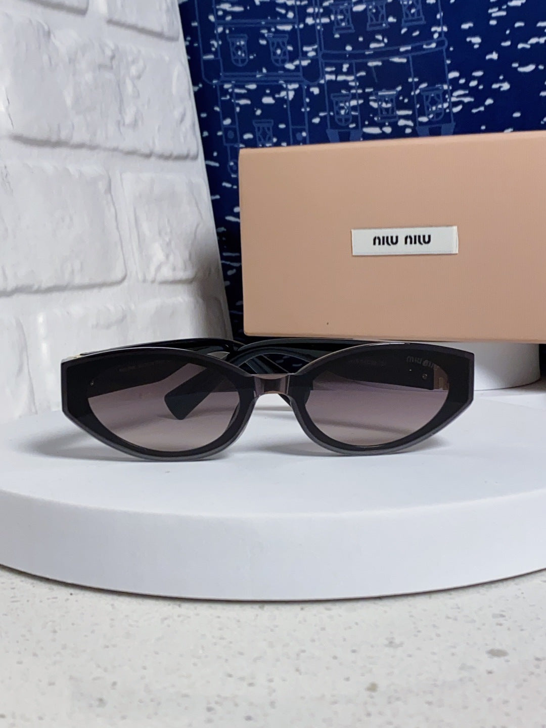 Miu Miu Cat-Eye Silver Lens Sunglasses for Women - 158610 - detail image 2