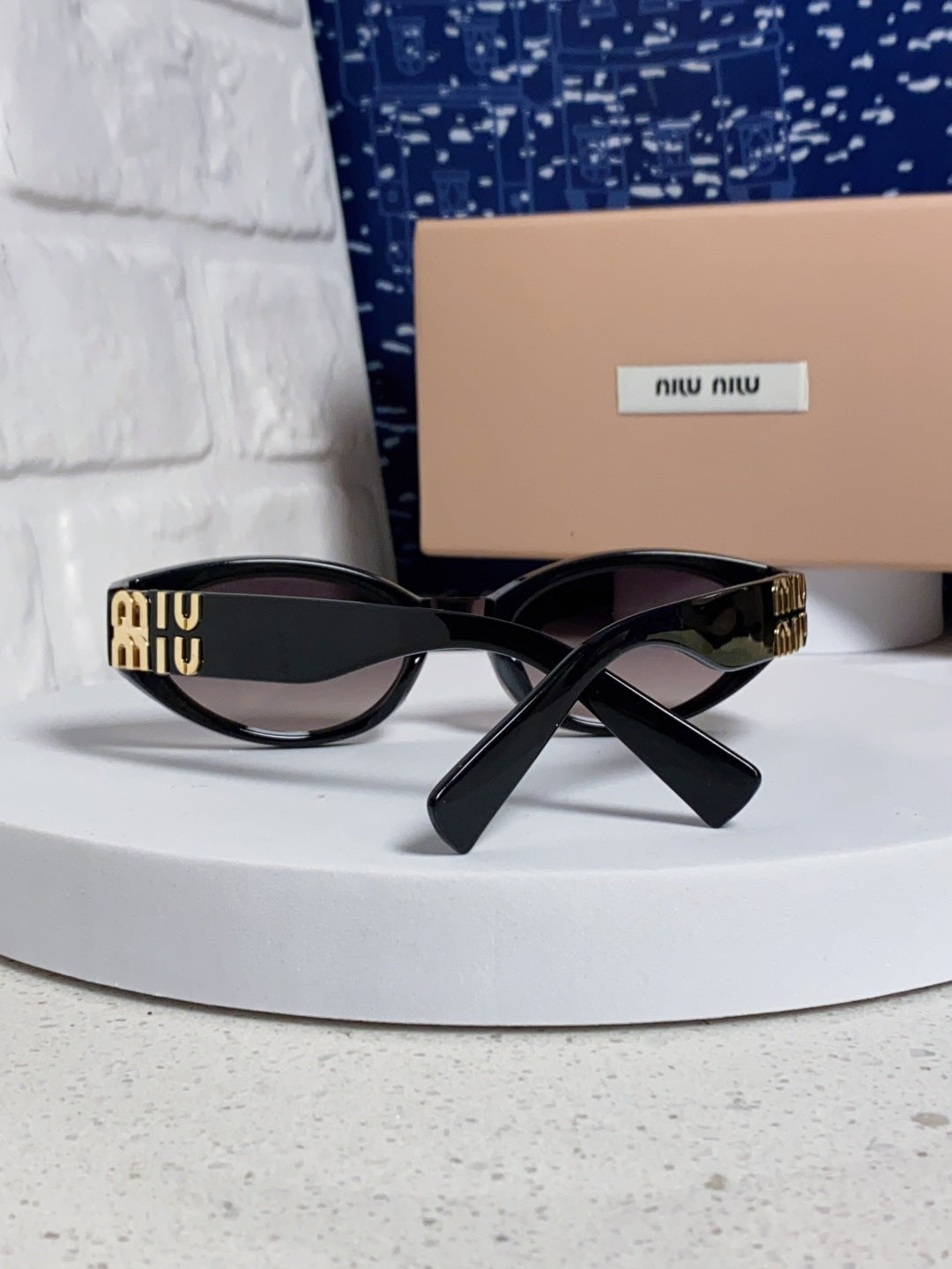 Miu Miu Cat-Eye Silver Lens Sunglasses for Women - 416158 - detail image 3