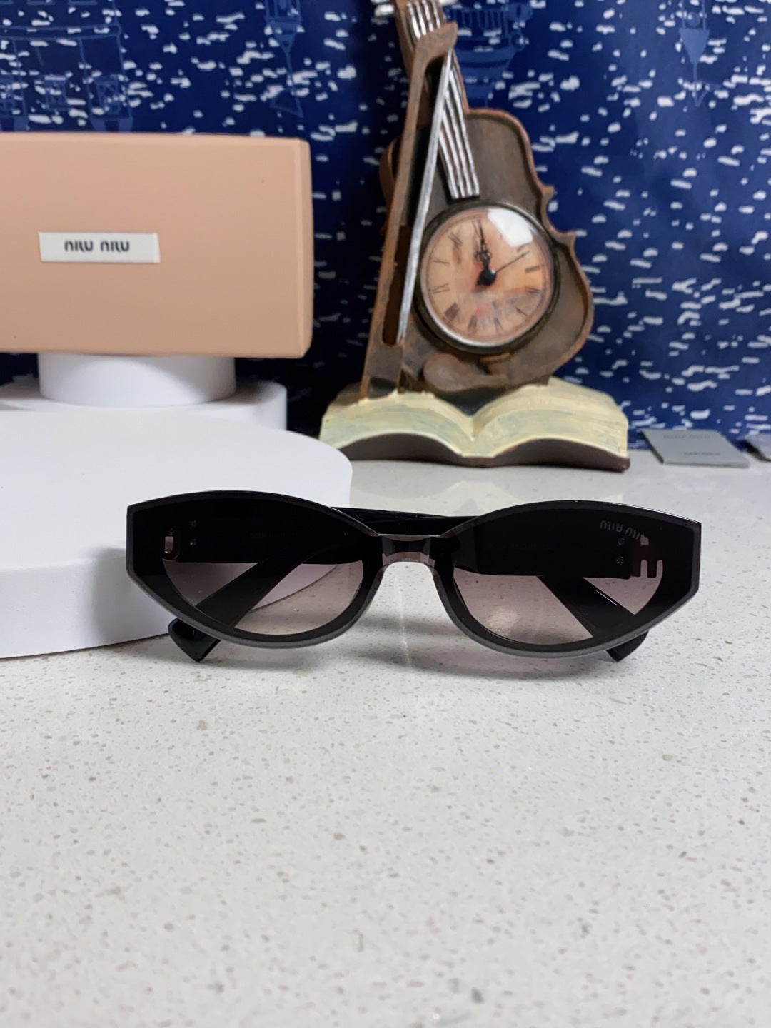 Miu Miu Cat-Eye Silver Lens Sunglasses for Women - 158610 - detail image 9
