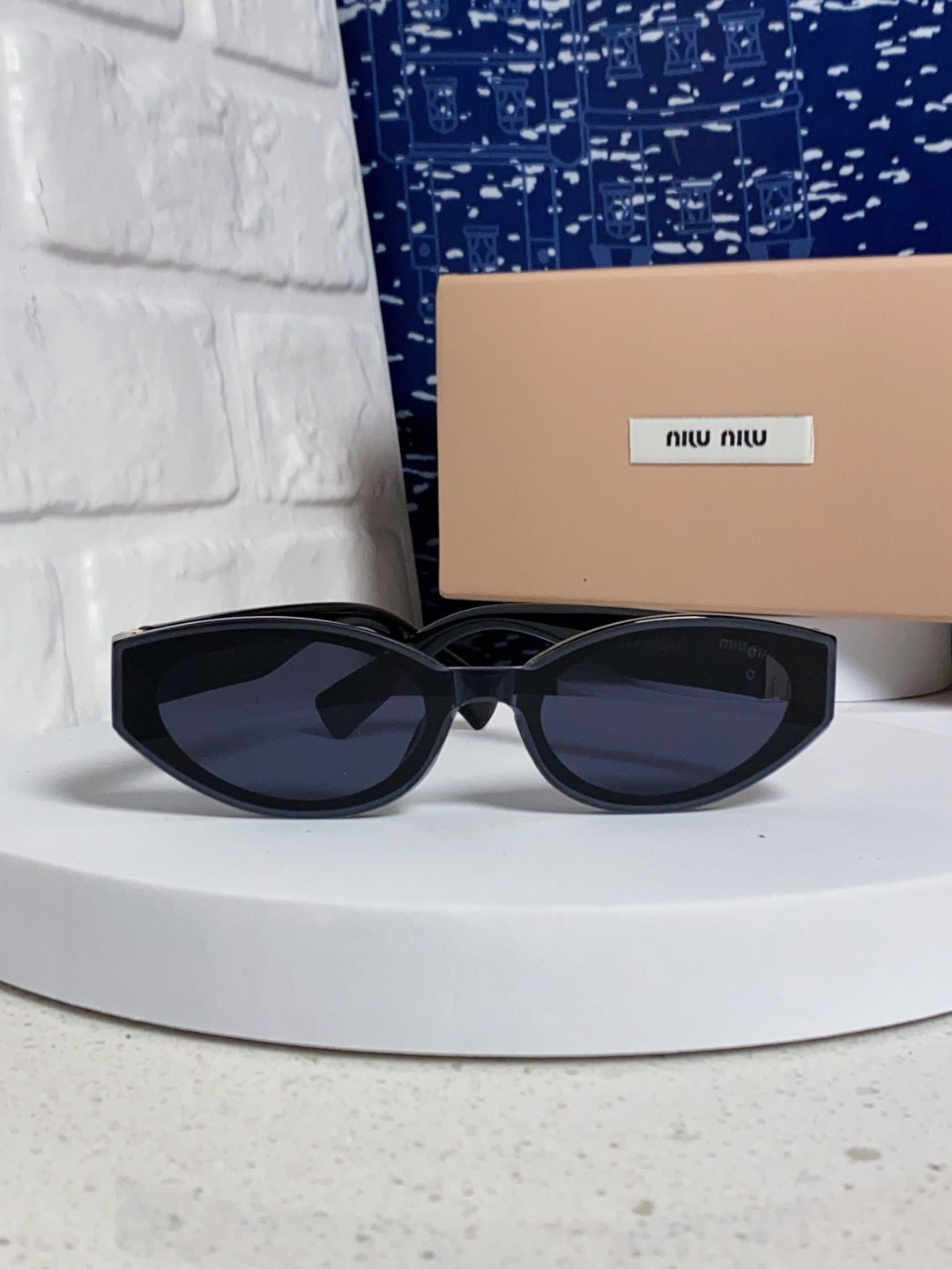 Miu Miu Cat-Eye Black Lens Sunglasses for Women - detail image 2