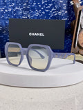 Chanel Polarized Square Silver Lens Sunglasses for Women - 867061