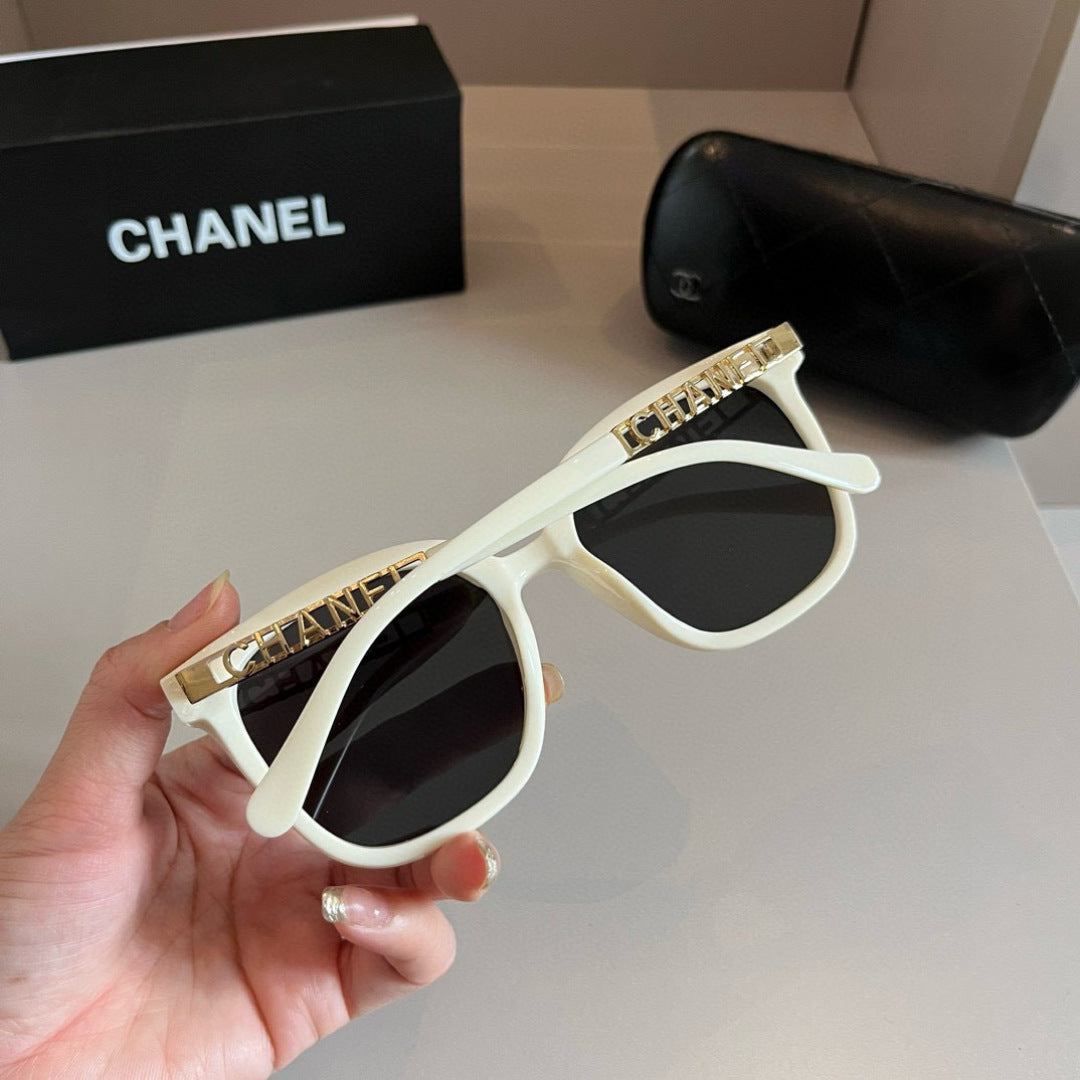Chanel Oversized Silver Lens Sunglasses for Men & Women - 398518 - detail image 6