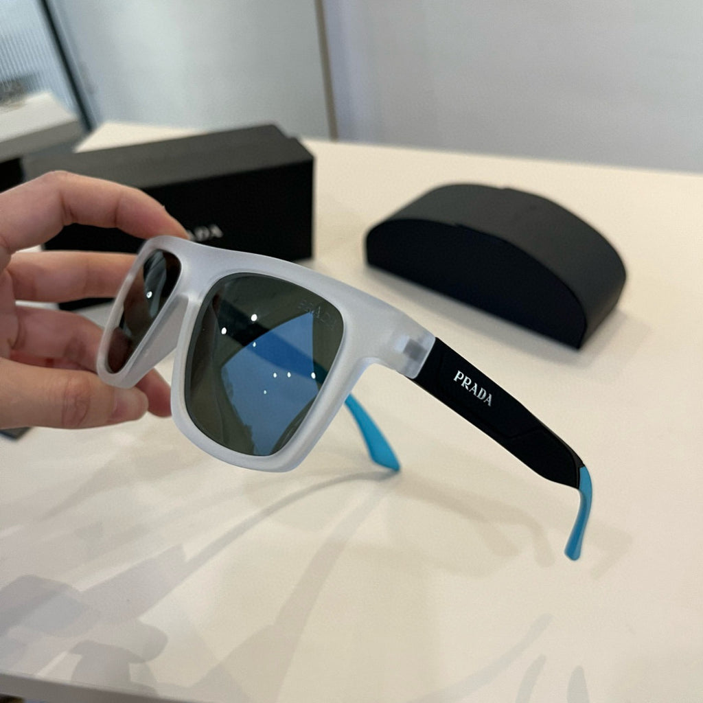 Prada Polarized Fashion Silver Lens Sunglasses for Men - 449350 - detail image 4