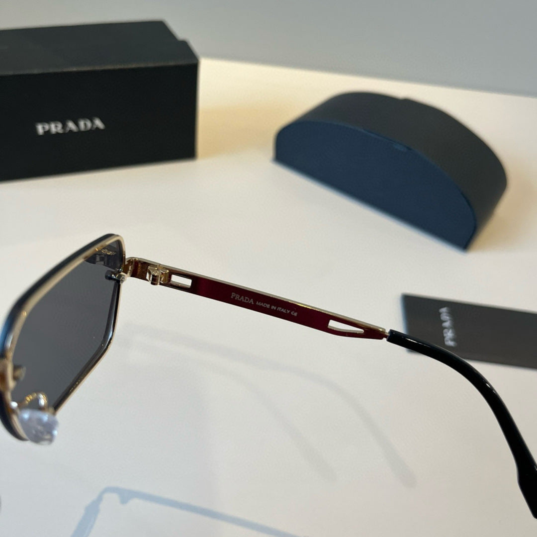 Prada Polarized Fashion Silver Lens Sunglasses for Men - 432063 - detail image 9