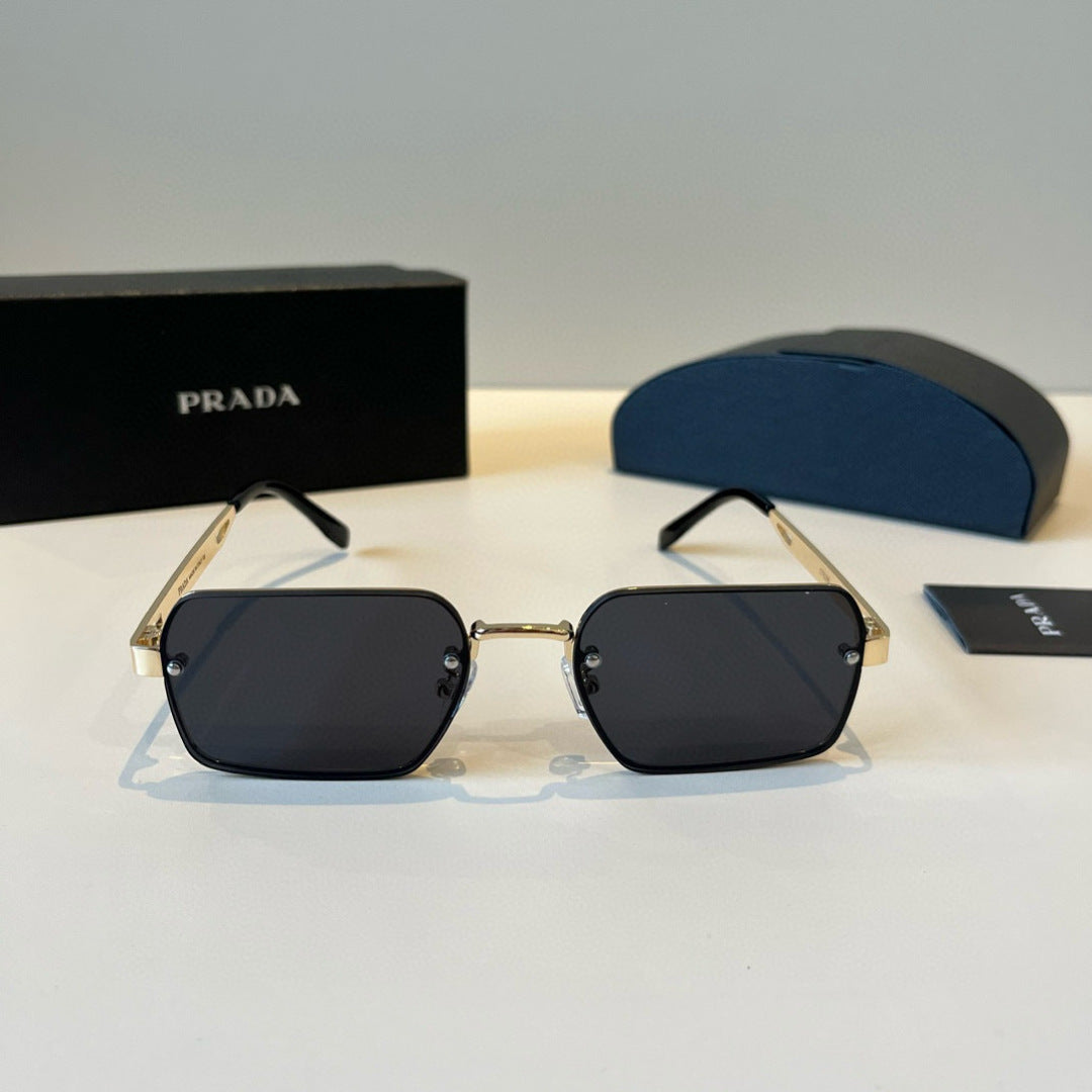 Prada Polarized Fashion Silver Lens Sunglasses for Men - 432063 - detail image 2