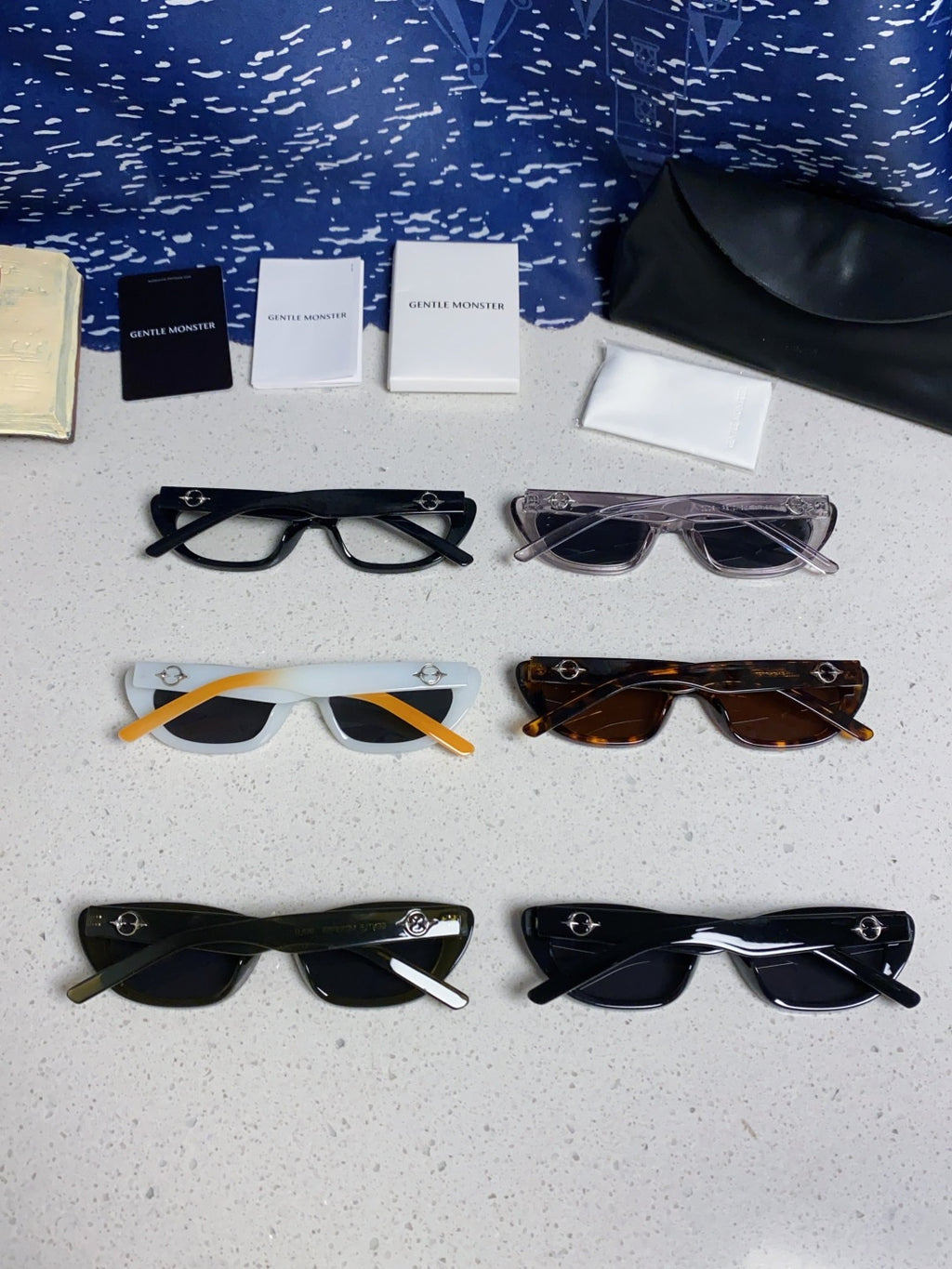 Gentle Monster 27AND7 Cat-Eye Black Lens Sunglasses for Men & Women - detail image 11