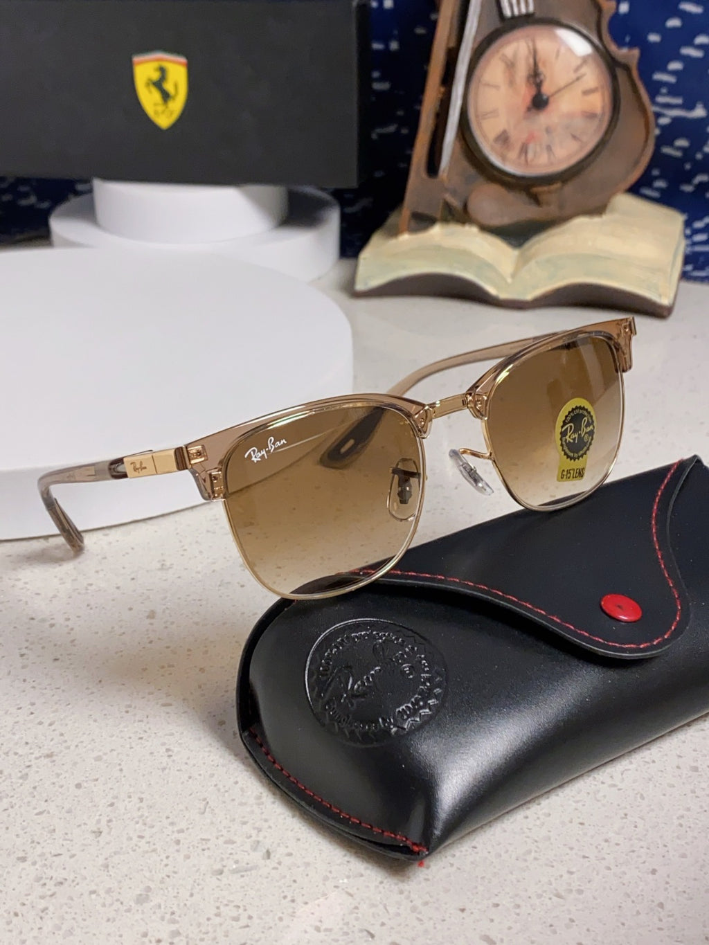 Ray-Ban Browline Brown Lens Sunglasses for Men & Women - detail image 10
