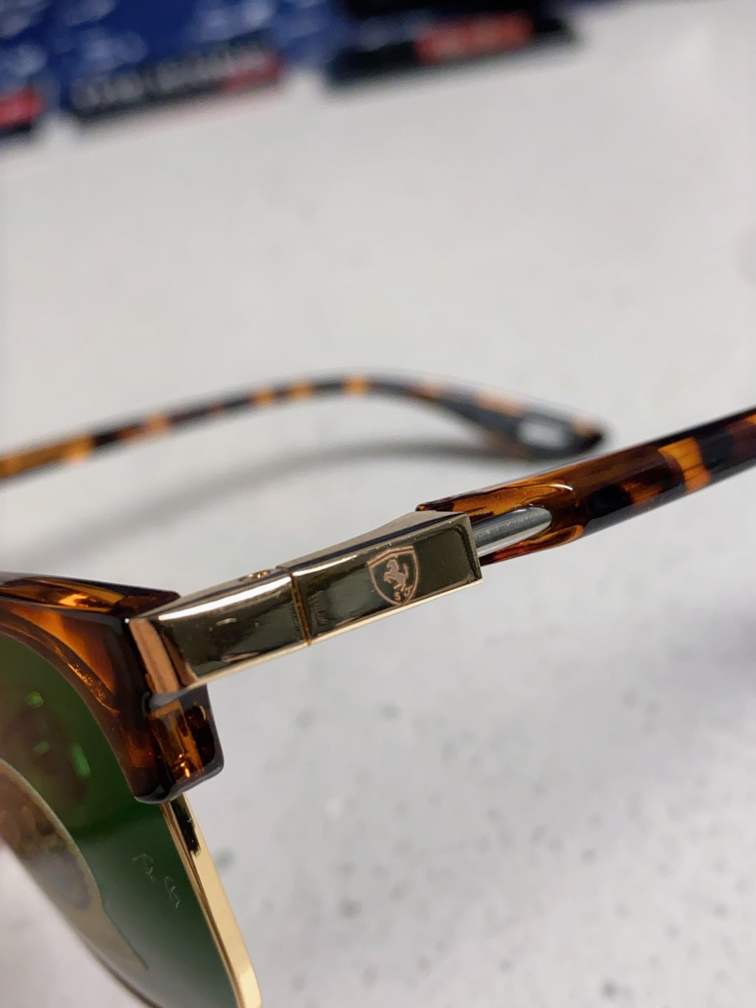 Ray-Ban Browline Green Lens Sunglasses for Men & Women - 358977 - detail image 7