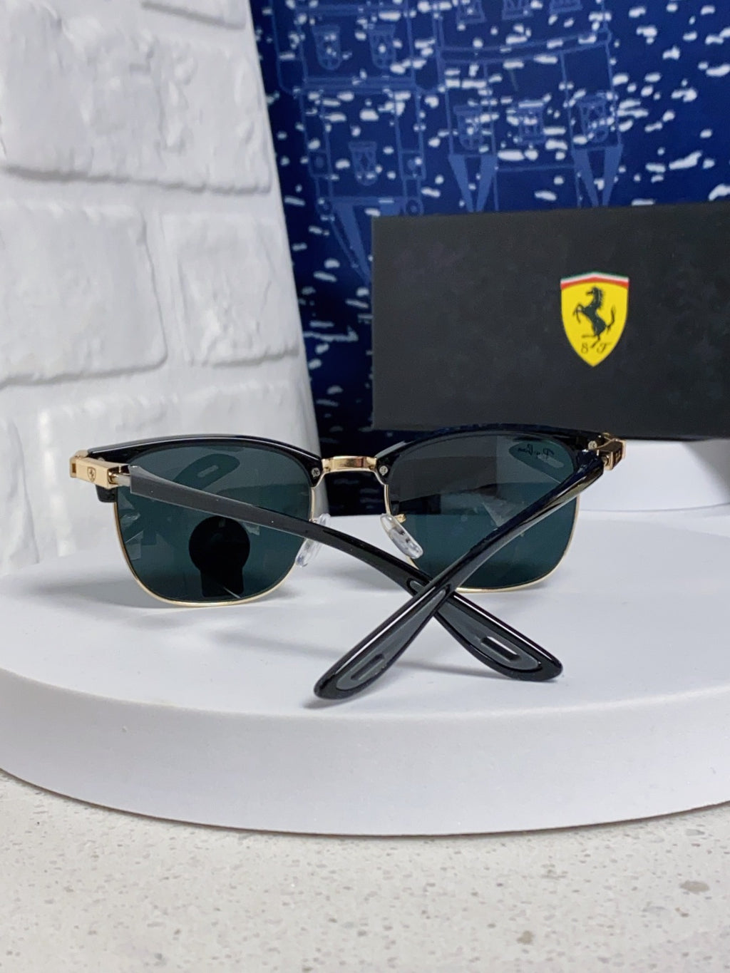 Ray-Ban Browline Black Lens Sunglasses for Men & Women - detail image 3