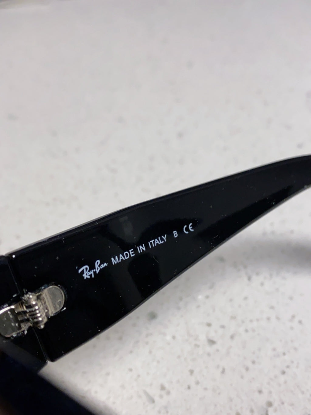 Ray-Ban RB2187 Square Silver Lens Sunglasses for Men & Women - detail image 8