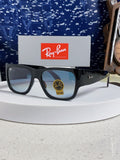 Ray-Ban RB2187 Square Silver Lens Sunglasses for Men & Women - 358969