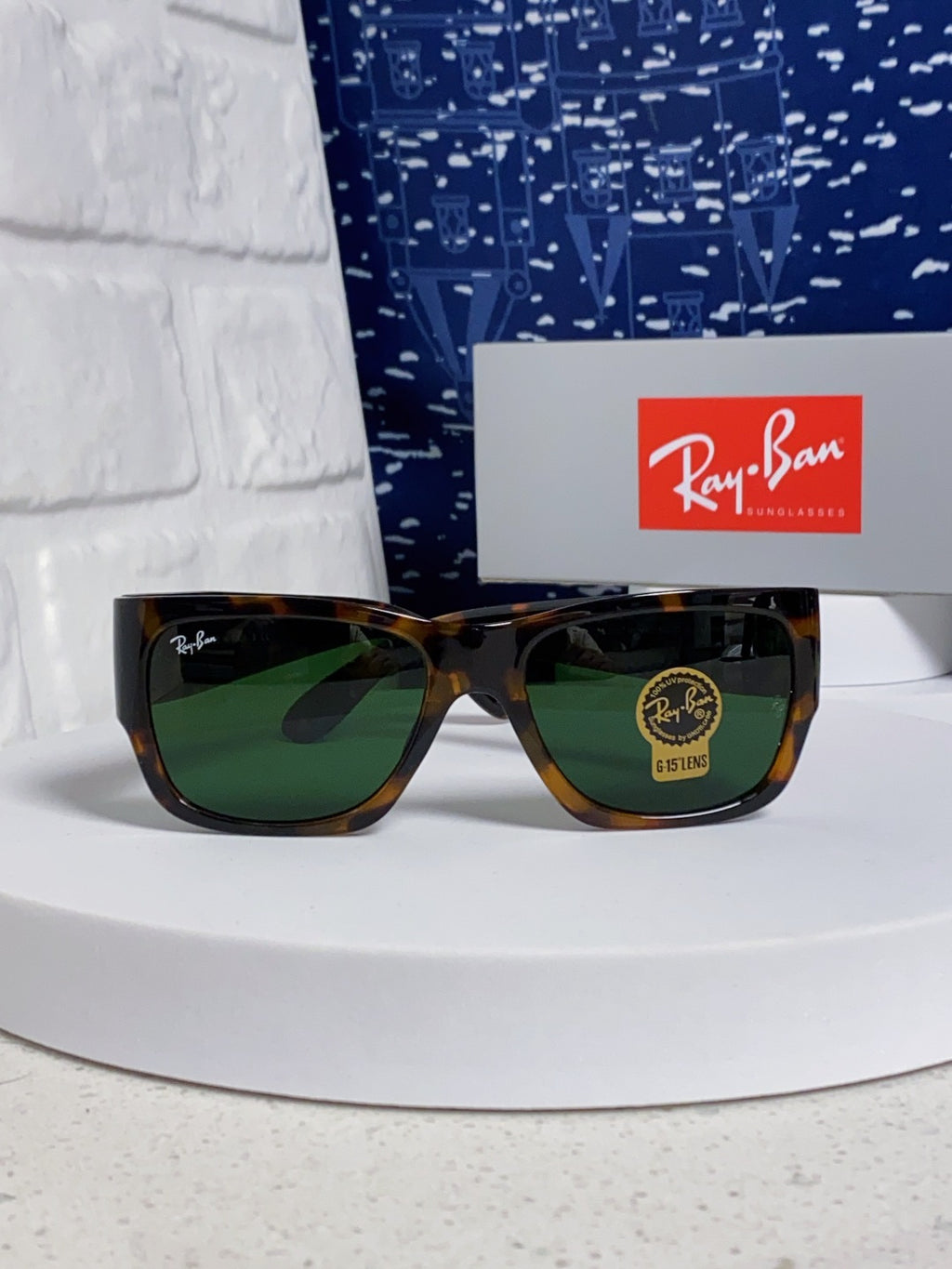 Ray-Ban RB2187 Square Black Lens Sunglasses for Men & Women - 358970 - detail image 2