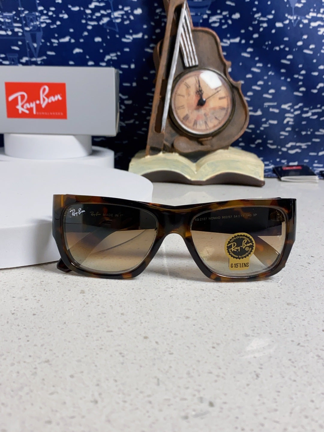 Ray-Ban RB2187 Square Brown Lens Sunglasses for Men & Women - 358971 - detail image 9