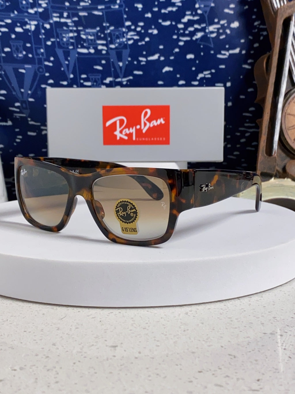 Ray-Ban RB2187 Square Brown Lens Sunglasses for Men & Women - 358971