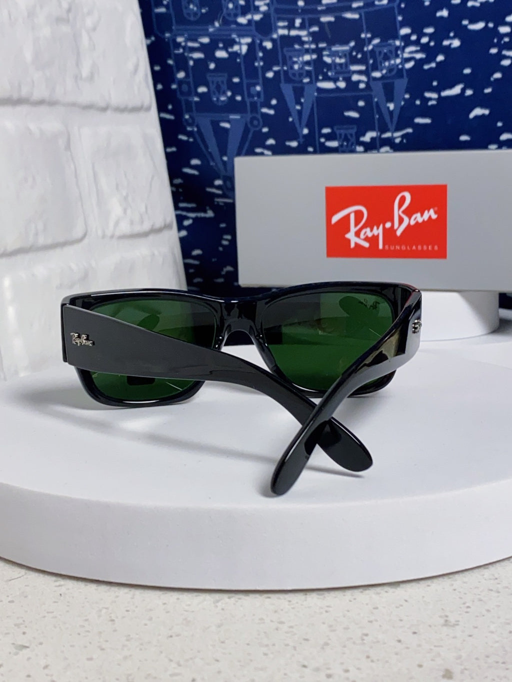 Ray-Ban RB2187 Square Black Lens Sunglasses for Men & Women - 358972 - detail image 3