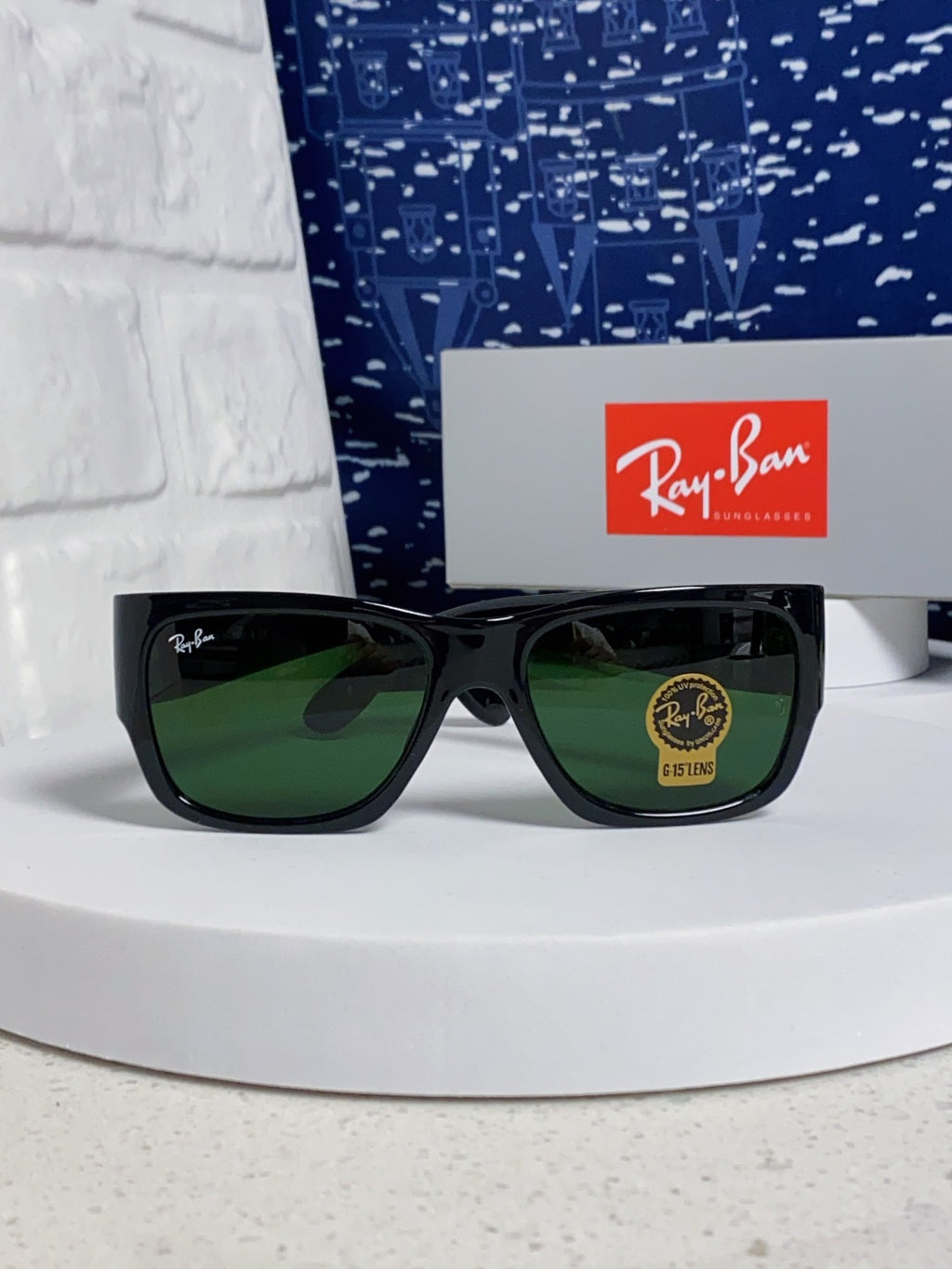 Ray-Ban RB2187 Square Black Lens Sunglasses for Men & Women - 358972 - detail image 2