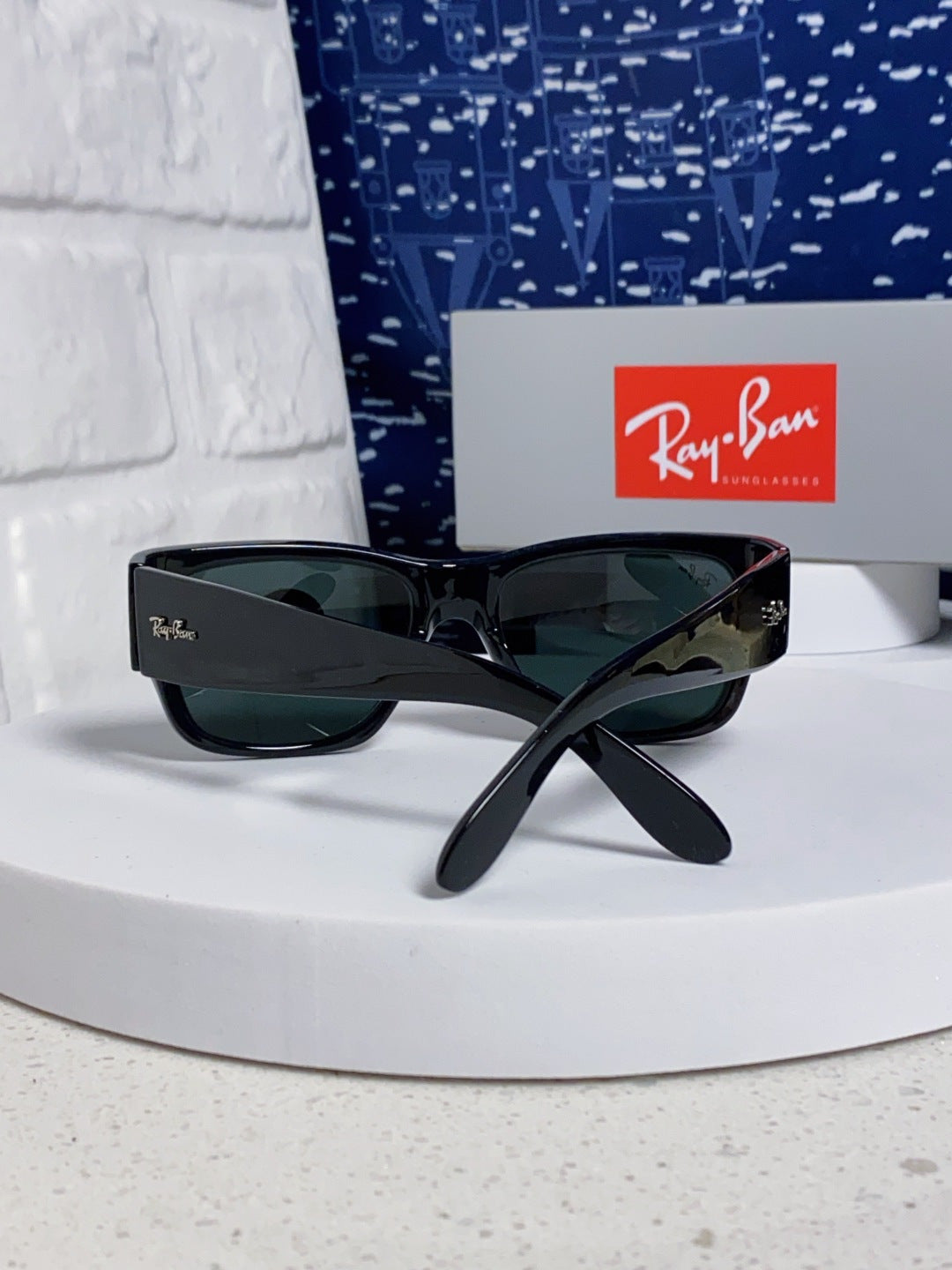 Ray-Ban RB2187 Square Black Lens Sunglasses for Men & Women - 358973 - detail image 3