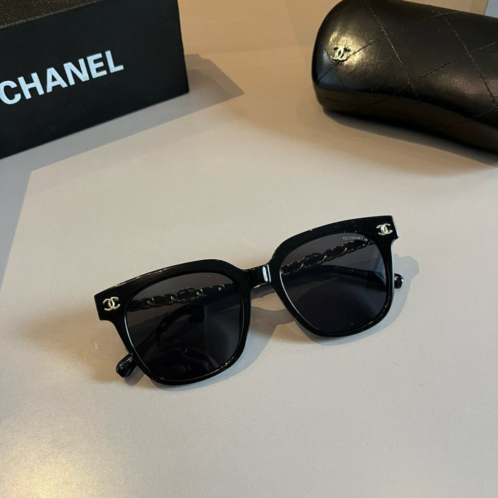 Chanel Oversized Gold Lens Sunglasses for Men & Women - 465144 - detail image 7