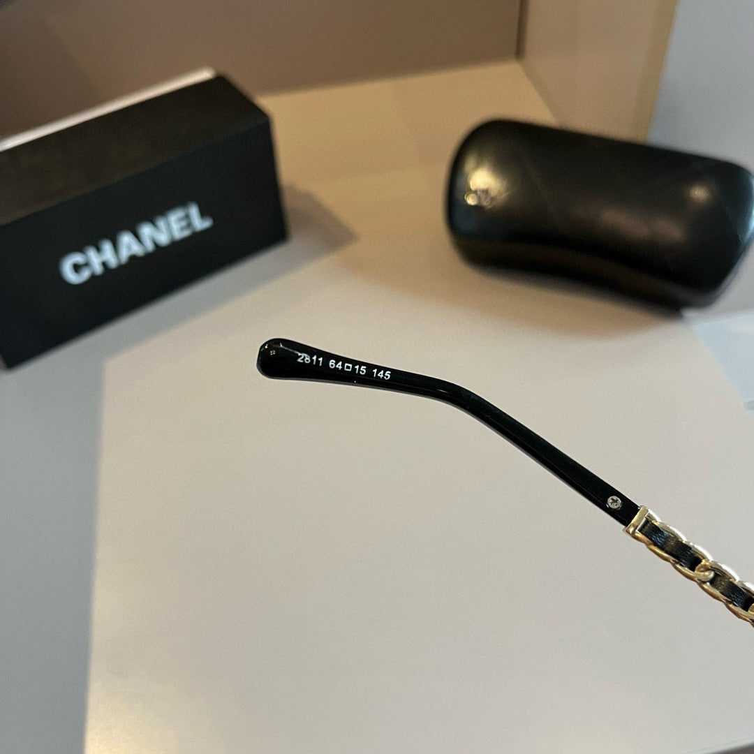Chanel Oversized Gold Lens Sunglasses for Men & Women - 371720 - detail image 10
