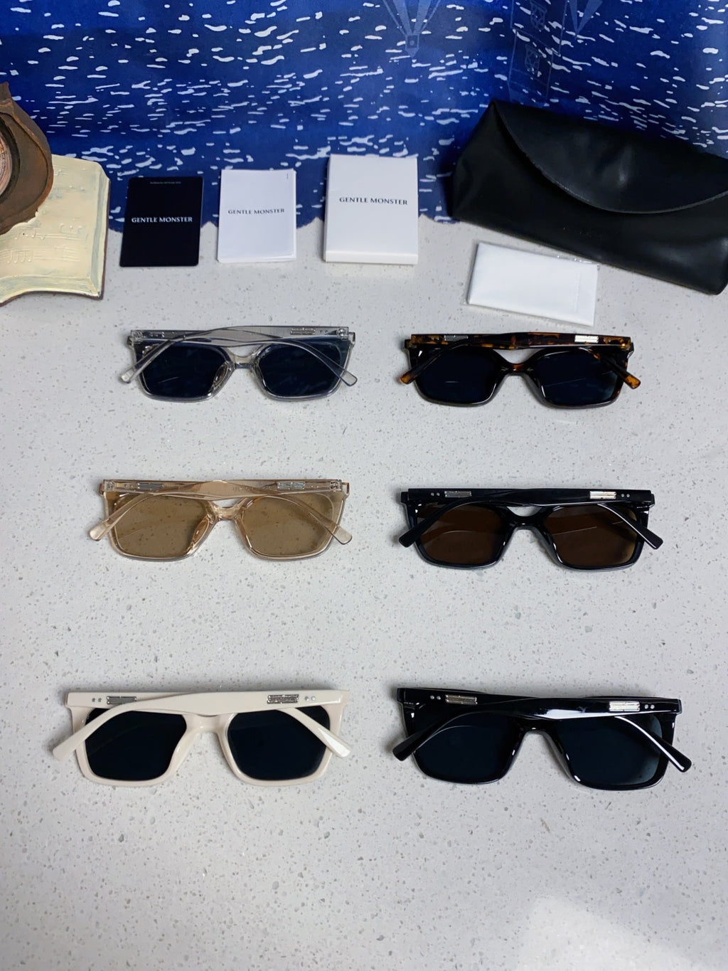 Gentle Monster MONDO Square Black Lens Sunglasses for Men & Women - detail image 11