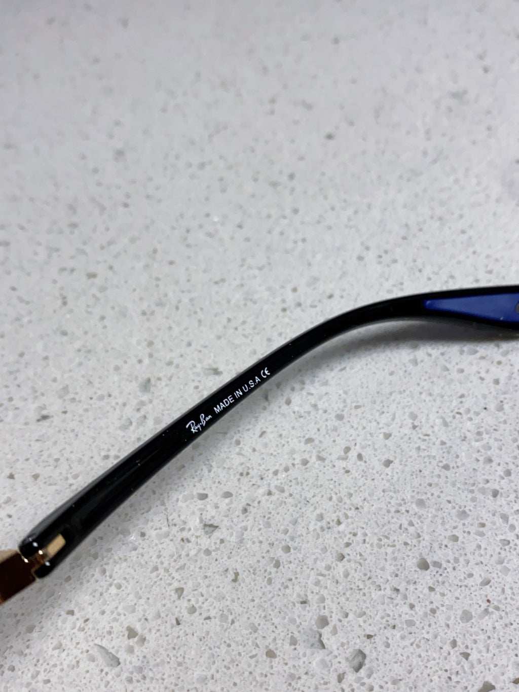 Ray-Ban RB3715M Polarized Square Blue Lens Sunglasses for Men - 359016 - detail image 8