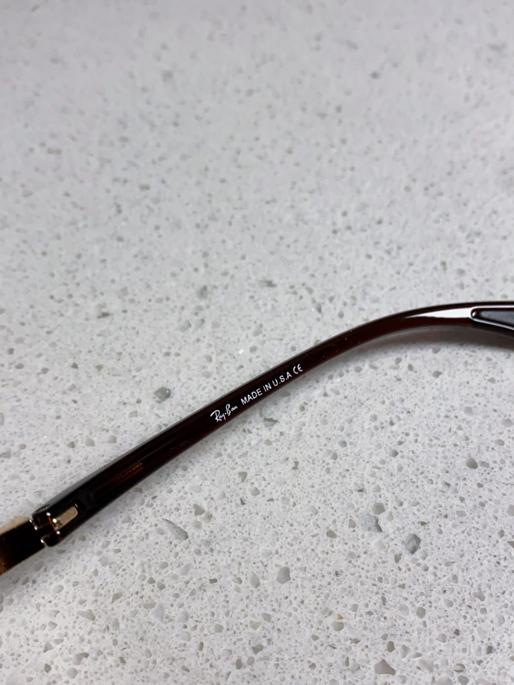 Ray-Ban RB3715M Polarized Square Brown Lens Sunglasses for Men - detail image 8