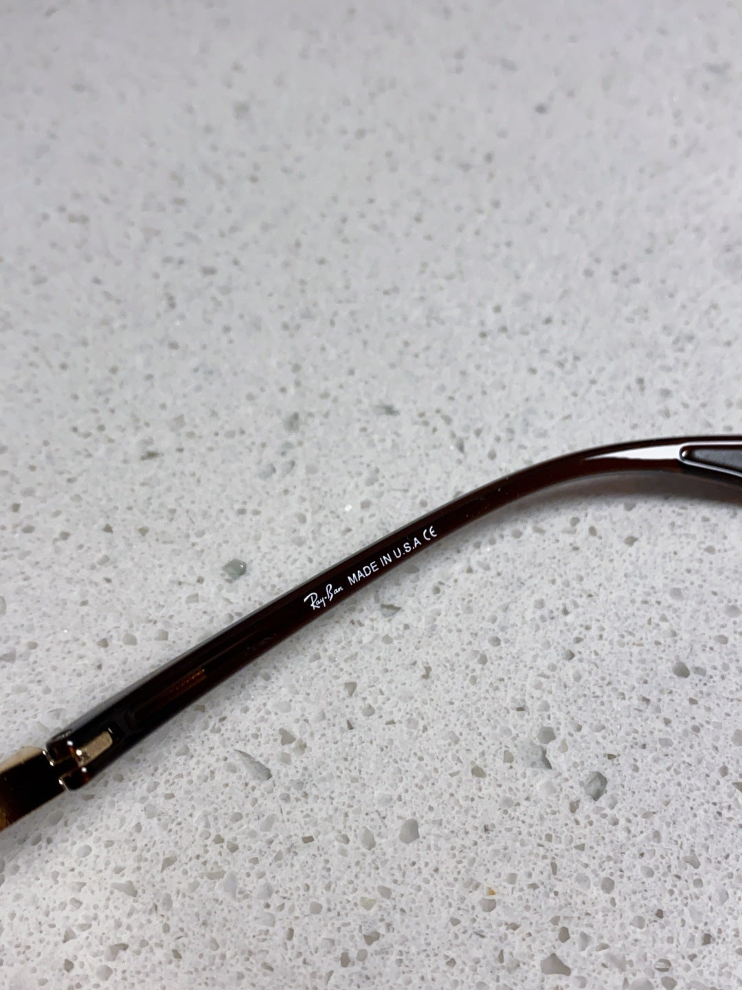Ray-Ban RB3715M Polarized Square Brown Lens Sunglasses for Men - detail image 8
