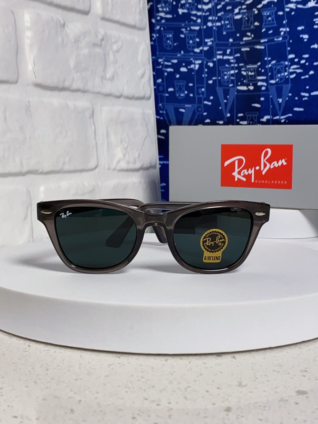 Ray-Ban RB0707SF Aviator Black Lens Sunglasses for Men - 359009