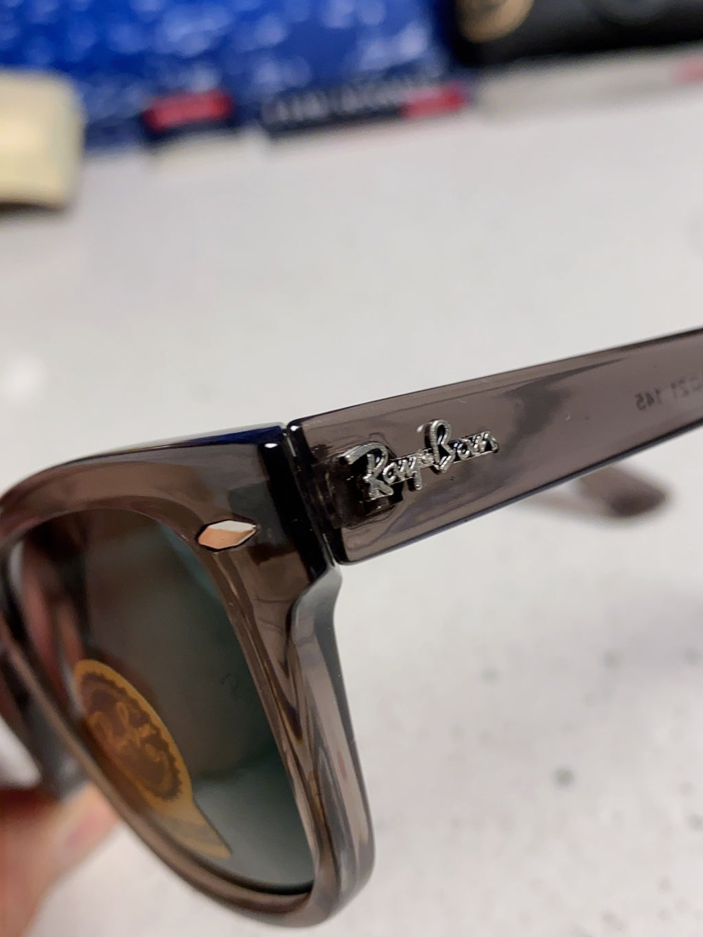 Ray-Ban RB0707SF Aviator Black Lens Sunglasses for Men - 359009 - detail image 6