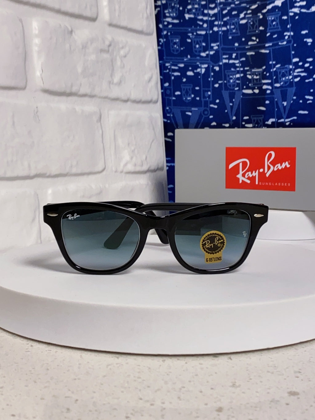 Ray-Ban RB0707SF Aviator Silver Lens Sunglasses for Men - detail image 2