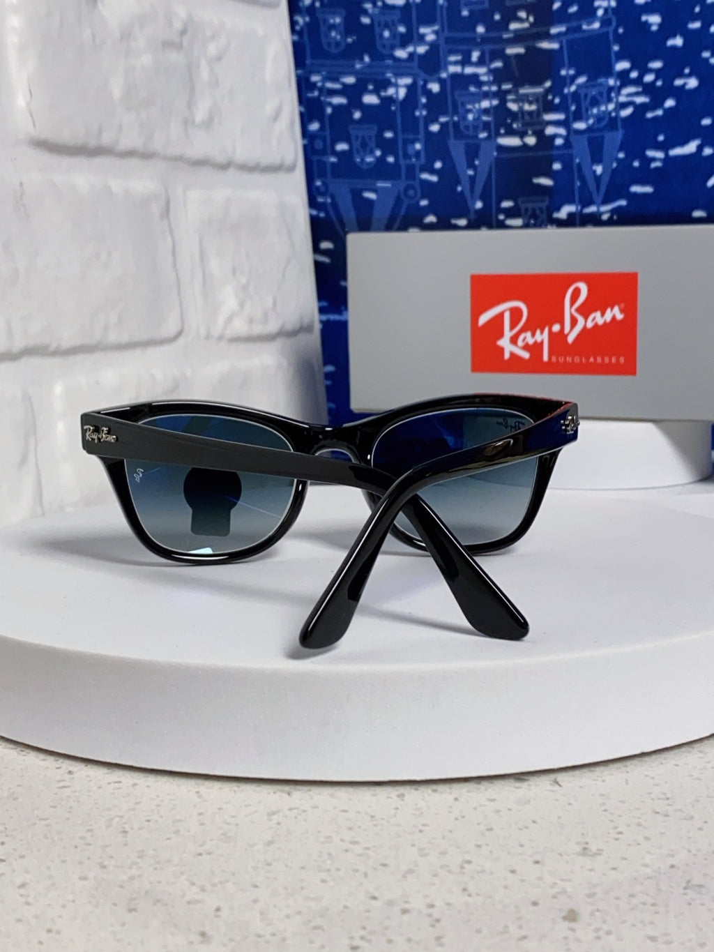 Ray-Ban RB0707SF Aviator Silver Lens Sunglasses for Men - detail image 3