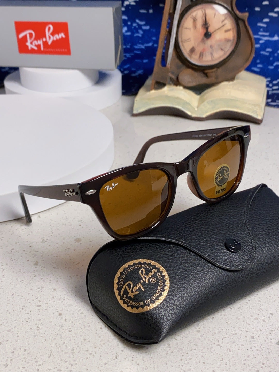 Ray-Ban RB0707SF Aviator Brown Lens Sunglasses for Men - 488238 - detail image 10