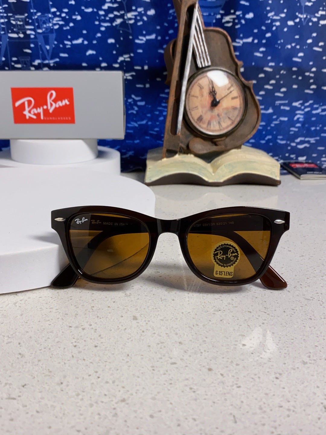 Ray-Ban RB0707SF Aviator Brown Lens Sunglasses for Men - 488238 - detail image 9